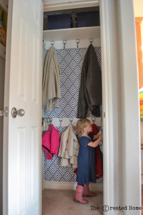 Small hall closet makeover – The Created Home