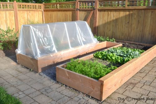 How To Build A Cheap Raised Garden Bed And Frost Cover The