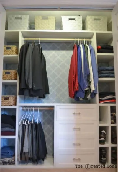 DIY Custom Small Closet System 