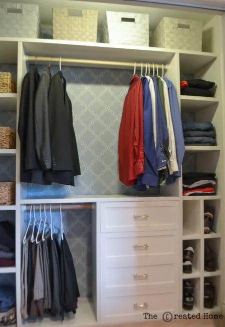 DIY Custom Small Closet System 