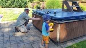 above ground hot tub repair