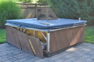 above ground hot tub repair