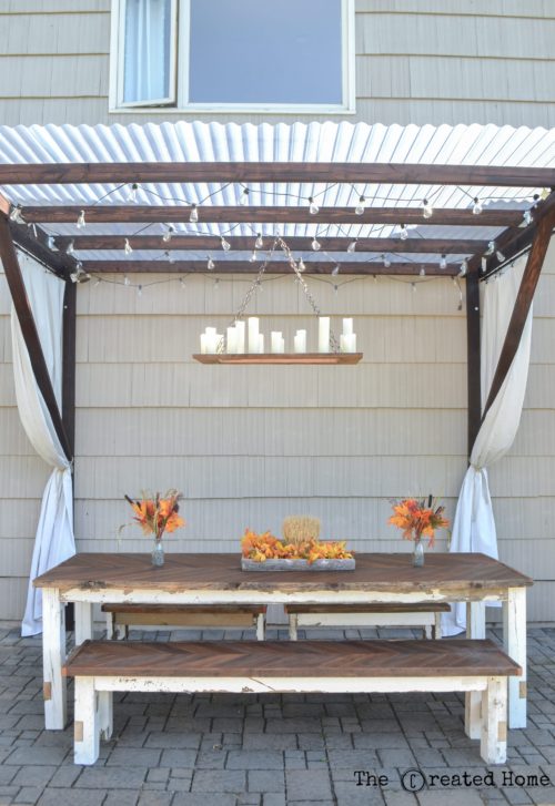 diy frugal patio pergola