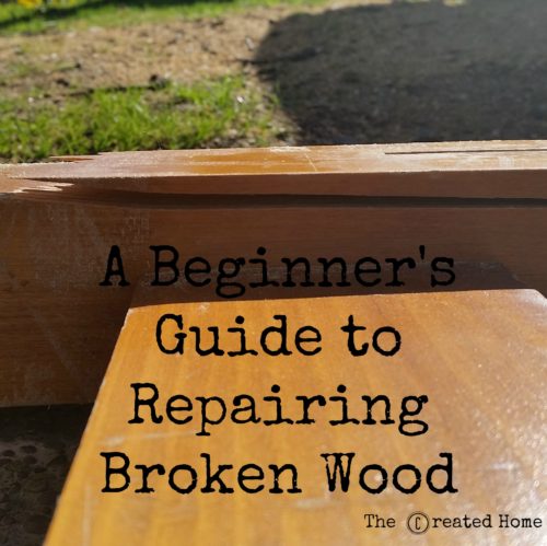 A Beginner's Guide to Repairing Broken Wood