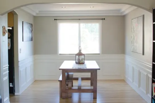How To Diy Wainscoting The Created Home, How To Install Wainscoting Panels In Dining Room