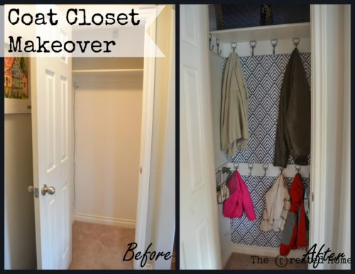 Coat Closet Organization and Makeover