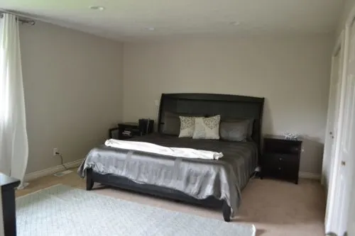 How to diy a herringbone accent wall tutorial