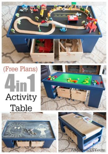 DIY 4 in 1 Activity Table