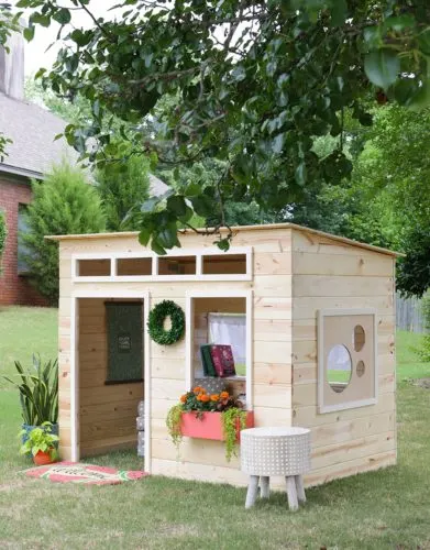 Indoor outdoor playhouse