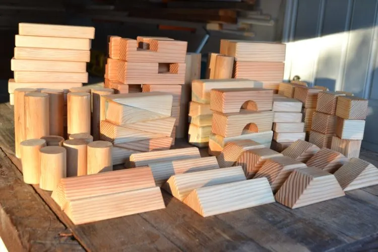 DIY Wooden Blocks for Kids