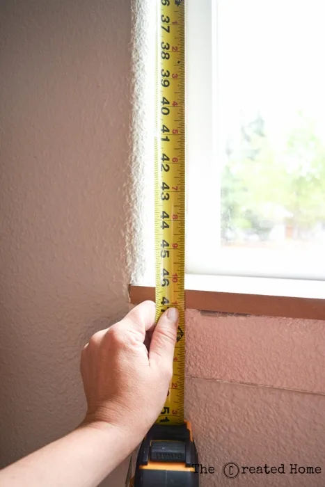 measure rounded window trim
