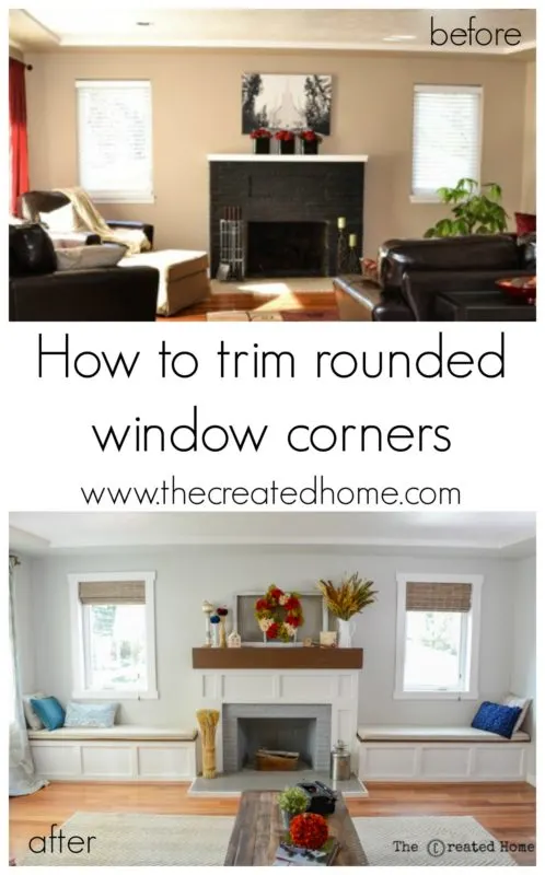How To Trim Rounded Window Corners, How To Put Trim Around A Rounded Corner