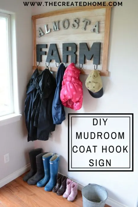 Diy Mudroom Coat Hook Sign The, Magnolia Home Wall Coat Rack