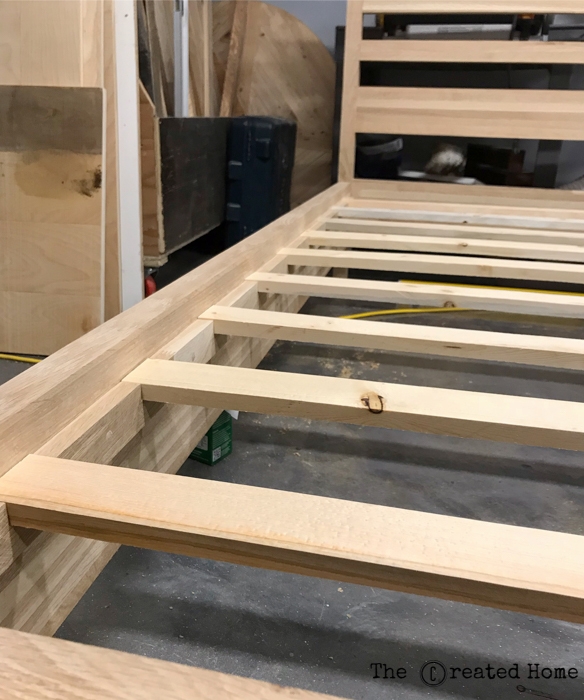 Dowel Joint Bed Frame The Created Home, Bed Frame Joints Wood