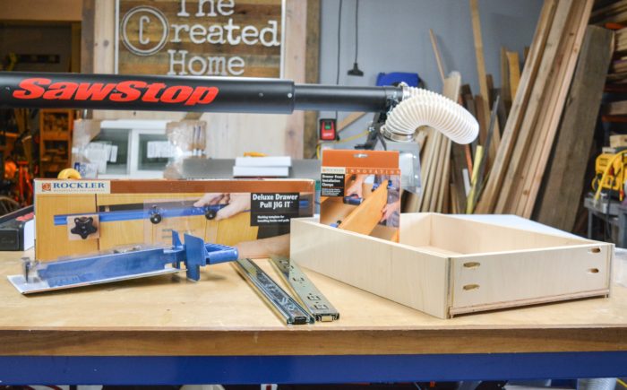 How to upgrade an old workbench with drawers The Created