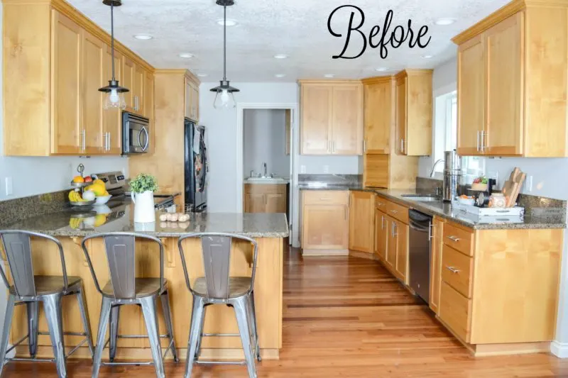 DIY Kitchen renovation before image