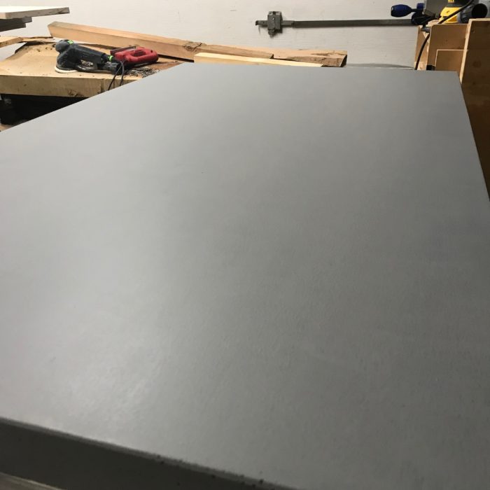 Working With Diy Concrete Counter And Table Tops The Created Home