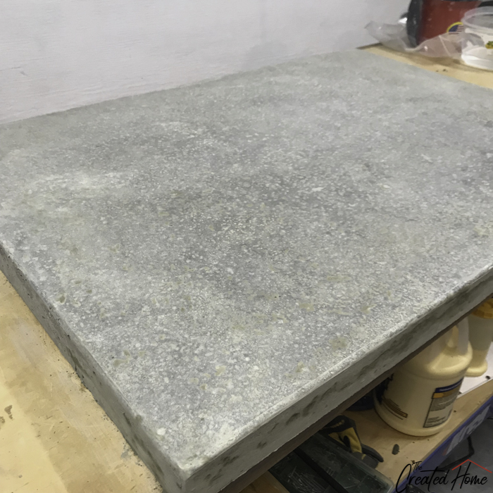 Working With Diy Concrete Counter And Table Tops The Created Home