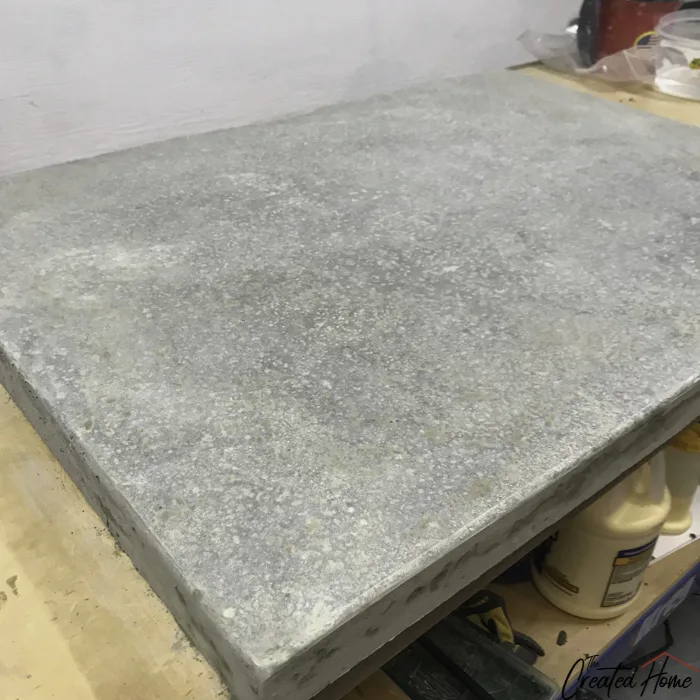 Diy Concrete Counter And Table Tops, Concrete Countertop Slurry Fill