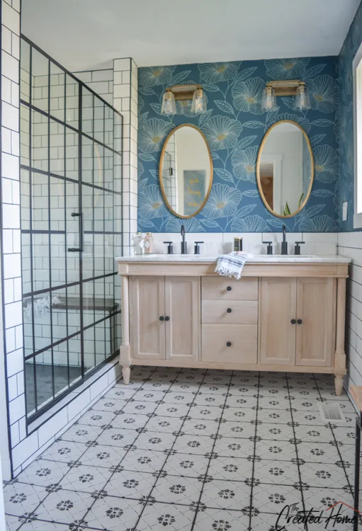 Cascadia Vanity renovated master bathroom