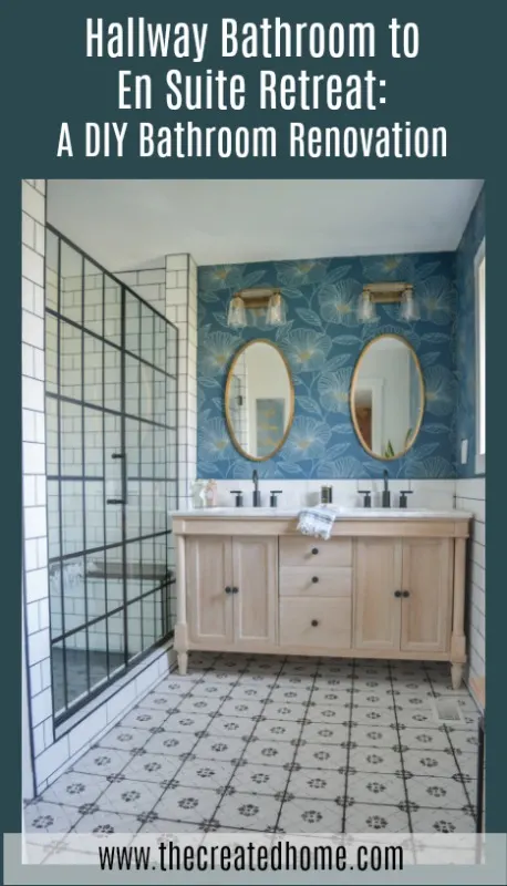 hallway bathroom to En Suite Retreat: A DIY Bathroom Renovation